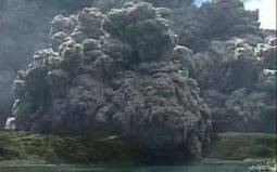 Извержение вулкана произошло в Японии