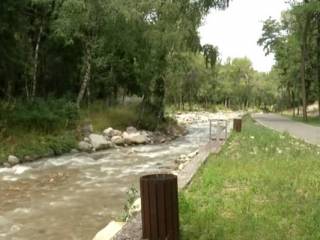 В Алматы преобразили набережную реки Есентай