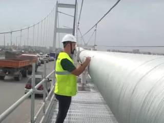 Состояние подвесного моста в Семее изучают специалисты