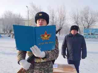 Очередные солдаты молодого пополнения приведены к Военной присяге