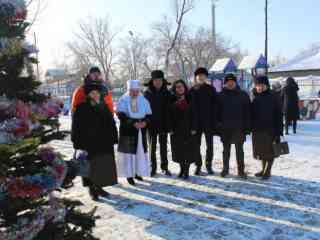 Зимняя сказка в школьном дворе