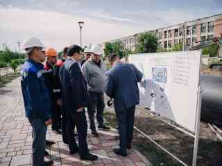 Нурлан Уранхаев ознакомился с реконструкцией теплосетей в Семее