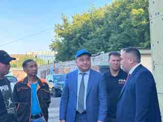 Аким города проверил ремонтные работы отопительных котлов