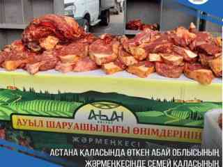 Предприниматели Семея представили свою продукцию на ярмарке в Астане