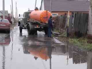 В Костанае под воду ушло несколько домов и улиц