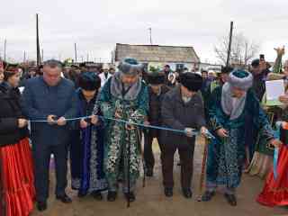 В Абайском районе состоялось открытие нового парка