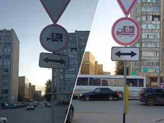 В Семее обновляют дорожные знаки