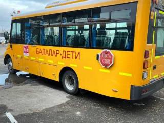 Образовательным учреждениям Абайской области выданы новые автобусы