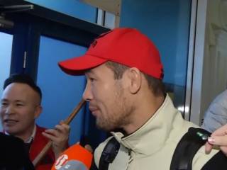 Казахстанского бойца UFC Шавката Рахмонова встретили в аэропорту Алматы