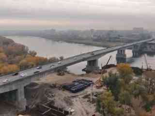 Как выглядит строящийся новый мост через реку Иртыш