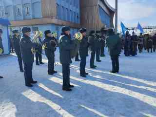 На железнодорожном вокзале города Семей встретили призера