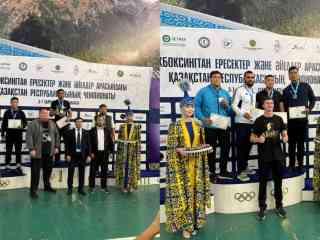 Сотрудники СОБР области завоевали медали на Чемпионате Казахстана по кикбоксингу