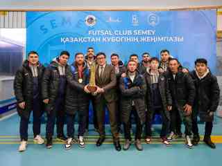 В Семее торжественно встретили футзальный клуб «Семей»
