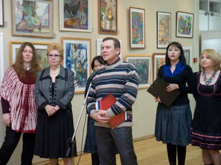 Выставка учащихся детских художественных школ города Омска