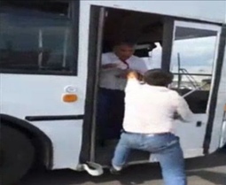 В Астане подрались водители автобусов