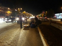 В Семее водитель сбил человека на пешеходном переходе