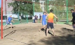 В Семее открылась площадка для пляжного волейбола