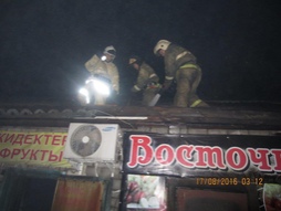 Пожар в Семее нанес материальный ущерб трём магазинам
