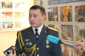 Майор Национальной гвардии, задержавший вооруженного преступника, награжден медалью