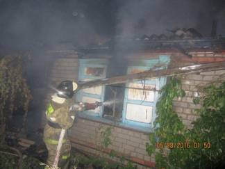 Ночью в Семее  в результате пожара сгорела дача
