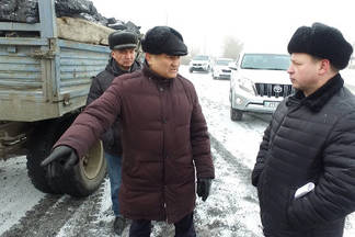 Аким Семея побывал на угольных тупиках города