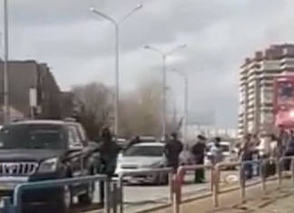 В сети появилось видео с места смертельного наезда на пешехода в Семее