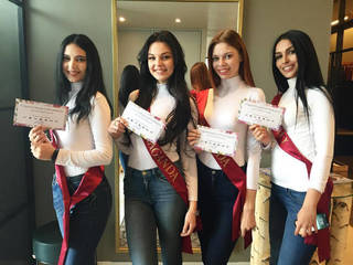 Участницы ежегодного конкурса красоты «Мисс Казахстан» посетили мастер-класс по кулинарному искусству