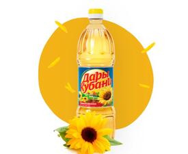 Масло подсолнечное ТМ Дары Кубани