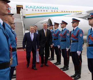 Президент Казахстана прибыл в Сербию