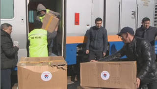 Вагон с гуманитарной помощью прибыл в Семей из Алматы