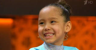 6-летняя девочка из Алматы покорила зрителей Первого канала