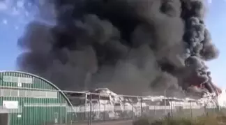 В Алматы пять часов тушили крупный пожар
