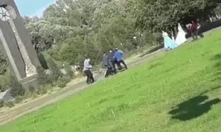Массовая драка на свадьбе в Семее попала на видео