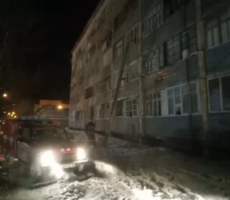 В Семее во время пожара в общежитии погиб человек