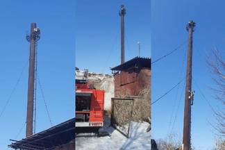 Жительница Талгара взобралась на трубу заброшенной котельной, чтобы свести счеты с жизнью