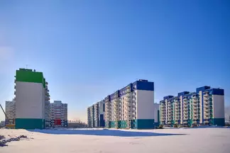 В новом микрорайоне Семея возводят арендное жильё