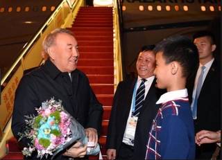 Нурсултан Назарбаев прибыл в Пекин