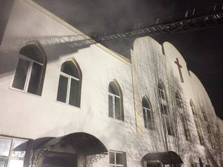 Молитвенный дом загорелся в Караганде