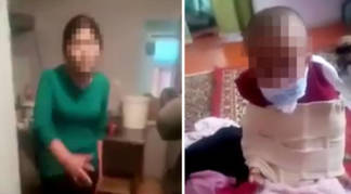 В Туркестанской области малолетнего ребенка связали из-за невыплаты алиментов