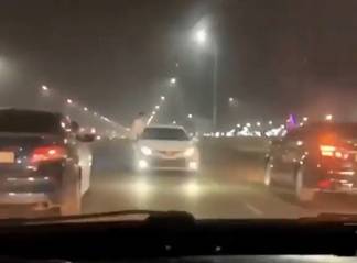 Новое видео о лихачестве шымкентцев в Туркестане появилось в соцсетях
