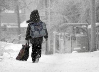 В Семее из-за непогоды отменены занятия в школах