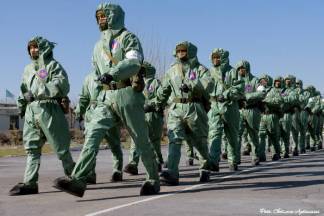 Военнослужащие продезинфицировали свыше 140 тыс. кв.м. в Семее