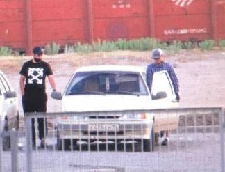 Задержание группы автоугонщиков попало на видео в Актобе