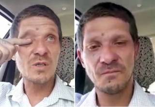 Многодетная семья ночует на улице близ сгоревшего дома: отец записал видеообращение