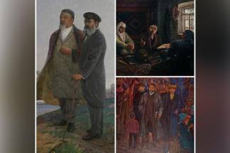 Три картины с изображением Абая отреставрировали в Семее