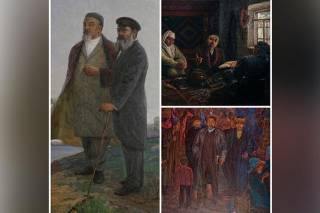 Три картины с изображением Абая отреставрировали в Семее