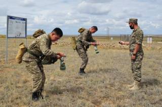 Сборы с молодыми офицерами прошли на востоке Казахстана