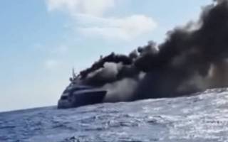 У берегов итальянской Сардинии сгорела и затонула яхта, на которой отдыхали казахстанские туристы