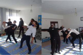 Осужденные девушки изучают хип-хоп онлайн