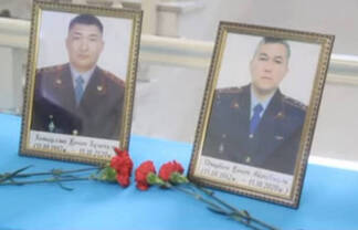 Похороны погибших полицейских прошли в Щучинске